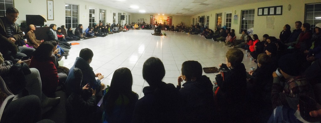 Gathering in Solidity Meditation Hall