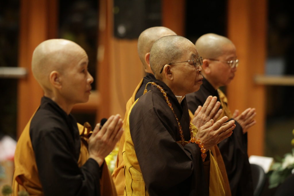 Venerable Nuns at Great Precepts Transmission Ceremony 2021