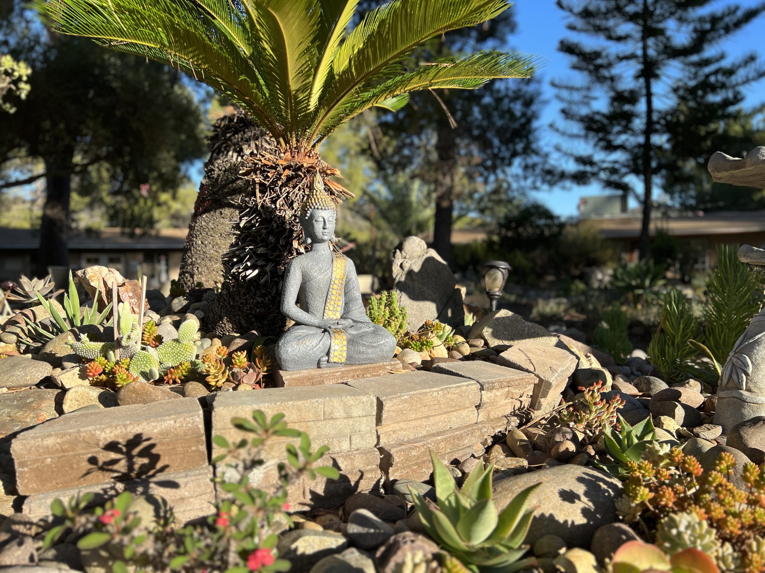Solidity Garden Buddha statue