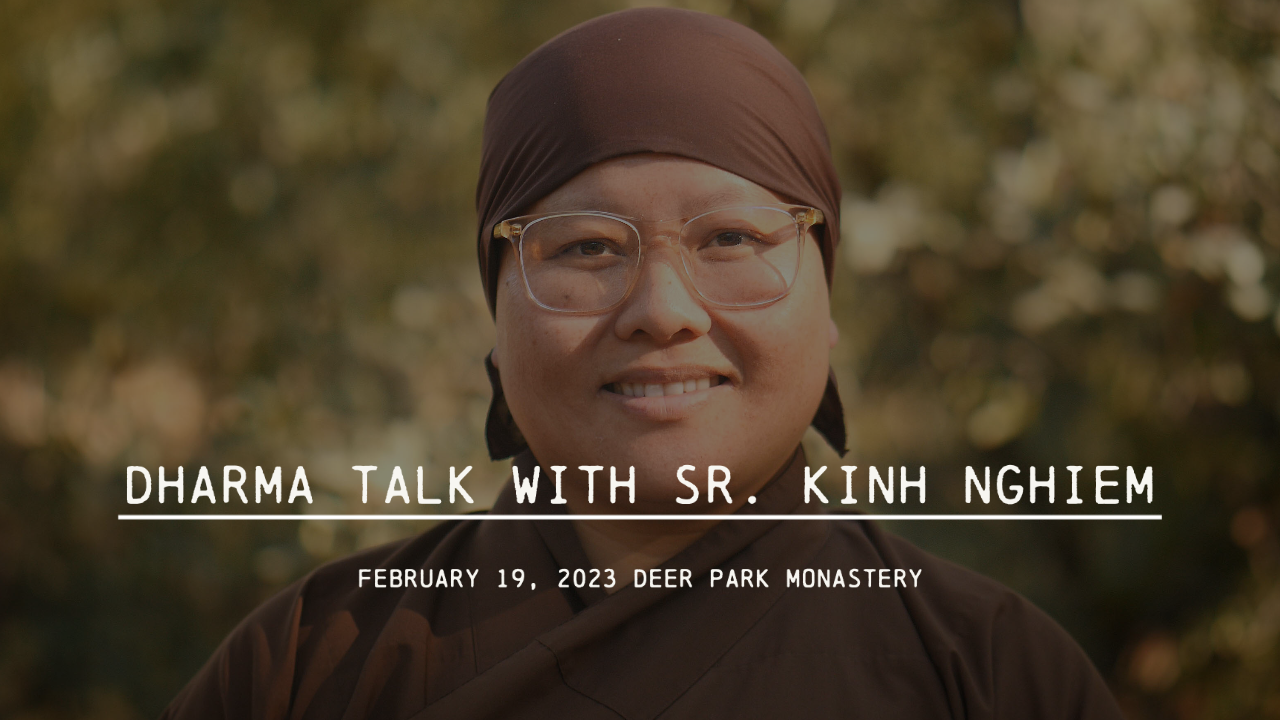 Dharma Talk with Sr. Kinh Nghiem