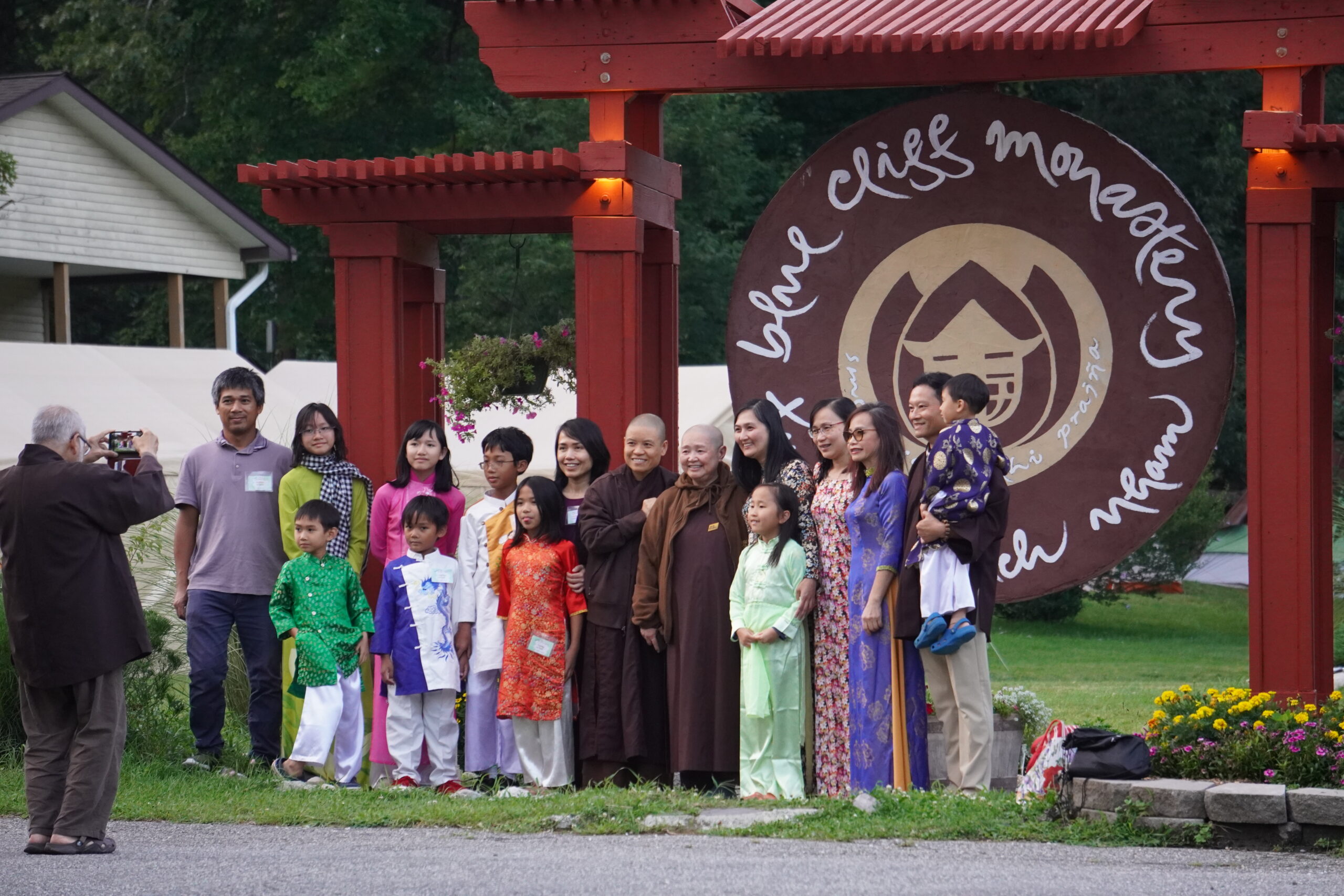 The US Tour at Blue Cliff Monastery (Photo Gallery)
