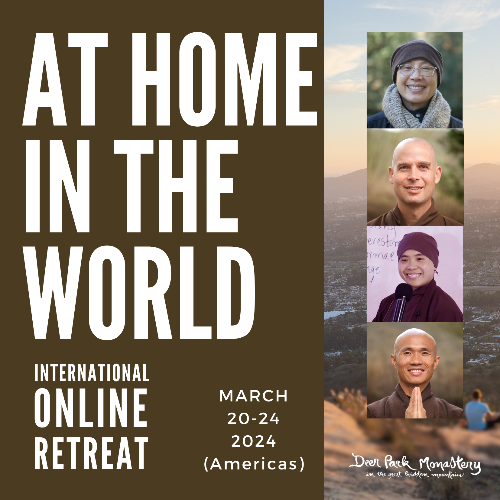 Deer Park International Online Retreat – At Home in the World